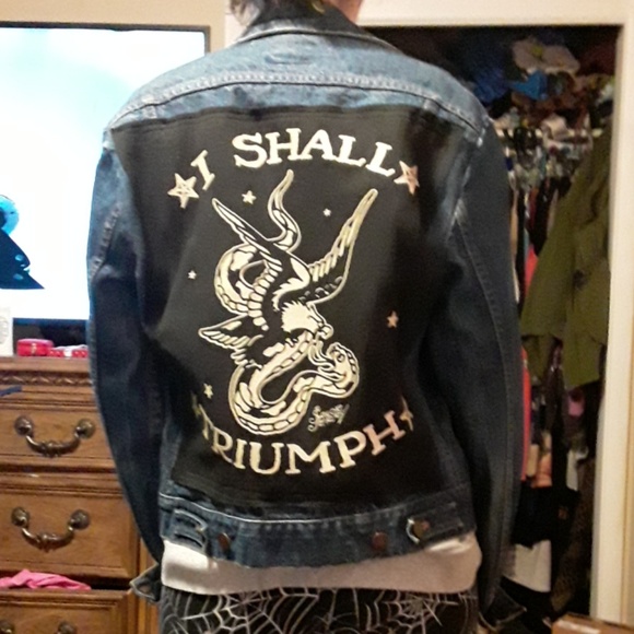 Urban Outfitters Jackets & Blazers - Sailor Jerry for Urban Renewal Jean jacket